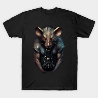 Horror Demon Rat T-Shirt